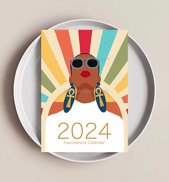 2024 Expressions Calendar - Multicultural, African American, Black art