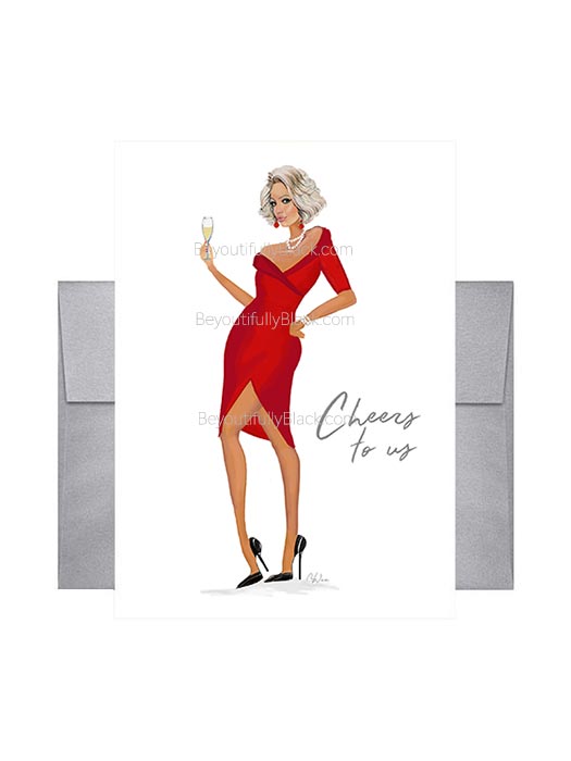 Champagne Cheers Card