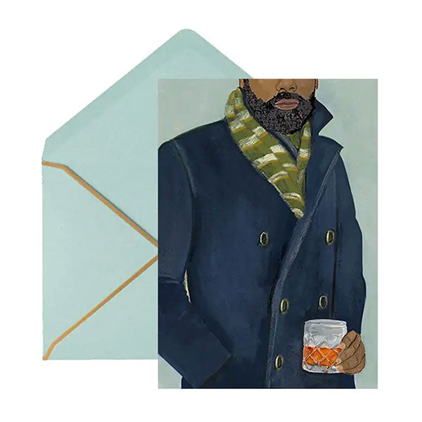 Aged to Perfection Greeting Card from Beyoutifully Brown featuring Multicultural and Black Artwork