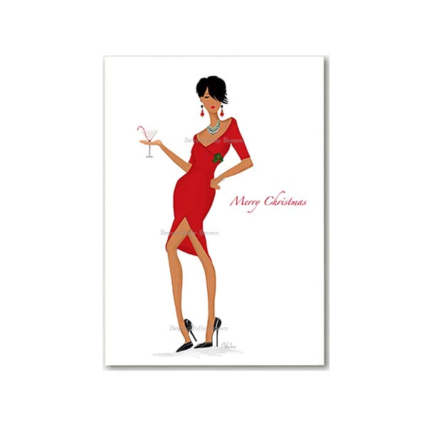 And With That Christmas Holiday Greeting Card