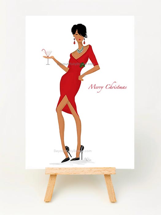 And With That Christmas Holiday Greeting Card