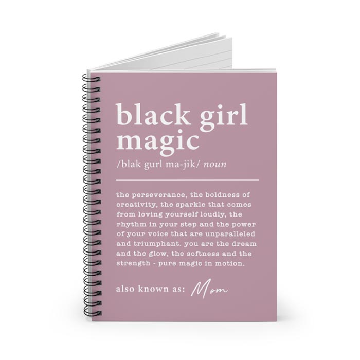 Black Girl Magic Notebook (15 colors)