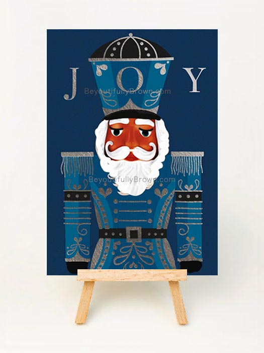 Blue Joy Holiday Photo Cards