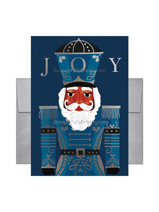 Blue Joy Holiday Photo Cards