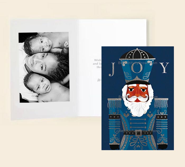 Blue Joy Holiday Cards