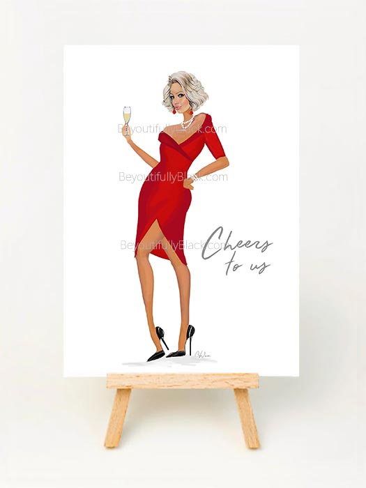 Champagne Cheers Card