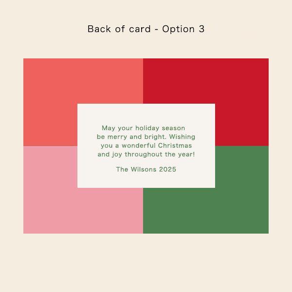 Color Blocks Photo Cards