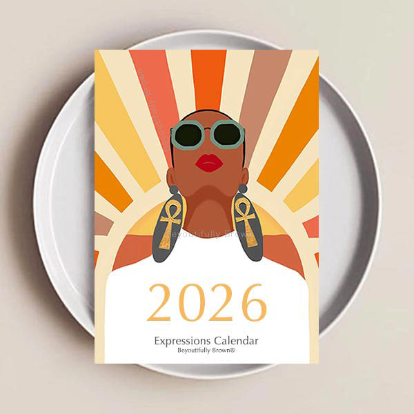 2026 Expressions Calendar featuring Multicultural, African American, Black art