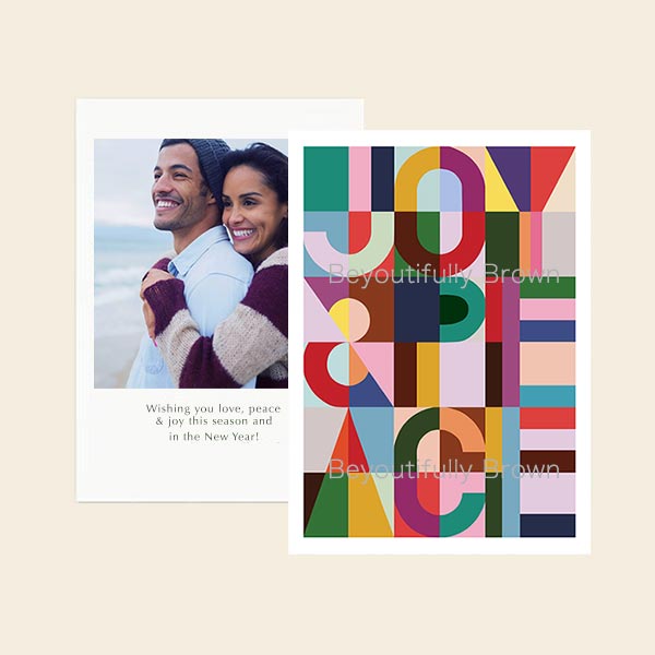 Joy & Peace Holiday Photo Cards