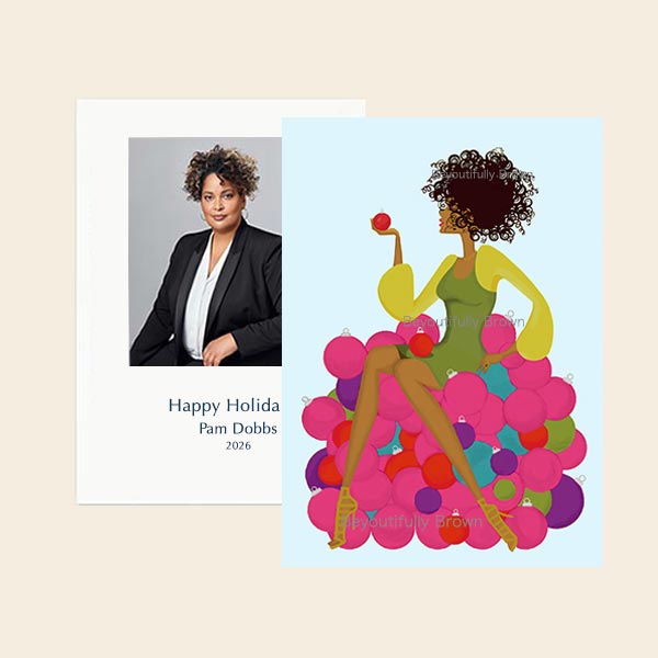 Ornamental Holiday Photo Cards