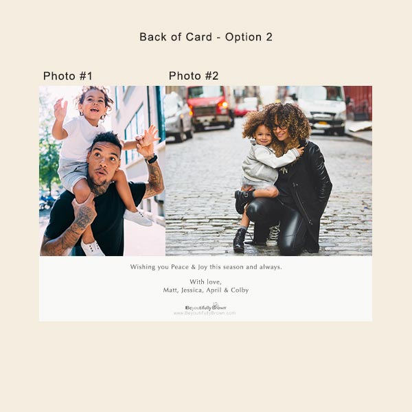 Joy & Peace Holiday Photo Cards