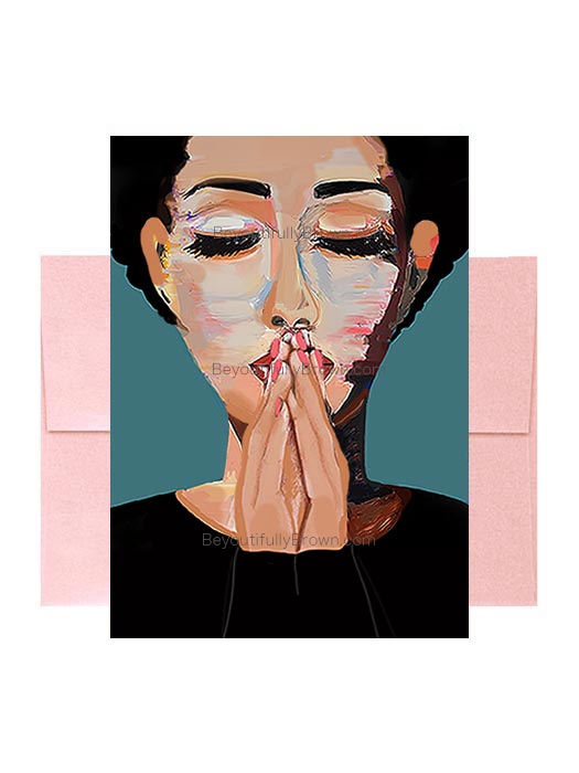 Praying Hands Card