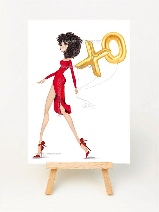 XO Greeting Card