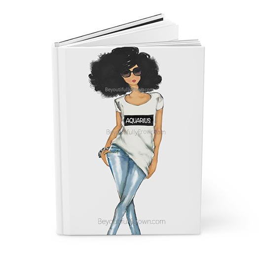 Zodiac Sign Tee Notebook (12 designs)