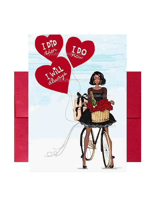 Multicultural, Ethnic, African American Greeting Card, Did Do Will