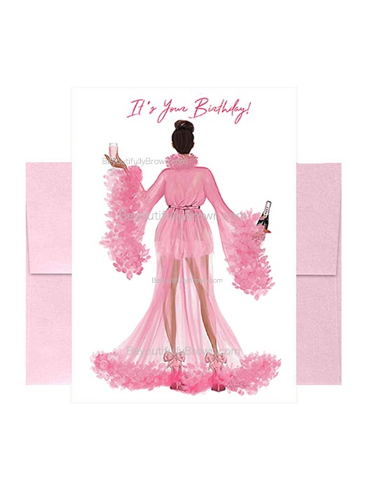Multicultural, Ethnic, African American Birthday Card, Eat Cake