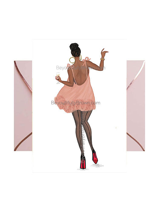 Happy Strut Birthday Card