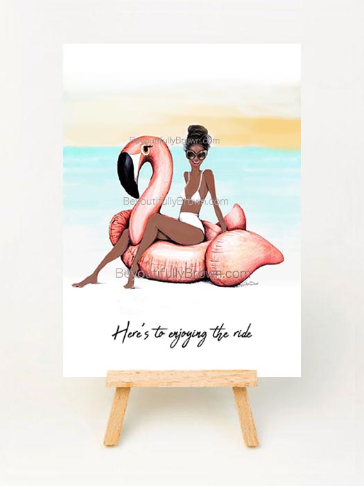 Enjoying the Ride Greeting Card