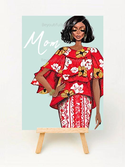 Fabulous Mother's Day Card - Multicultural, African American, Black