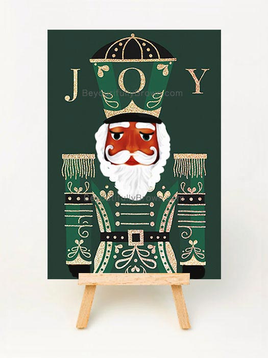 Green Joy Holiday Photo Cards