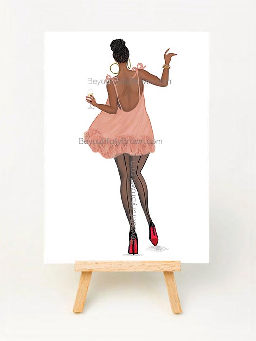 Happy Strut Birthday Greeting Card