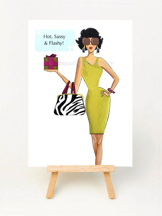 Hot Sassy Flashy Mother's Day Card