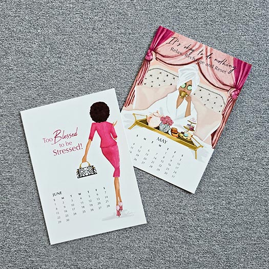 Expressions in Pink & Green Calendar