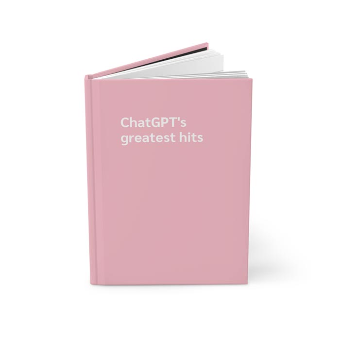 ChatGPT'S Greatest Hits Journal Notebook