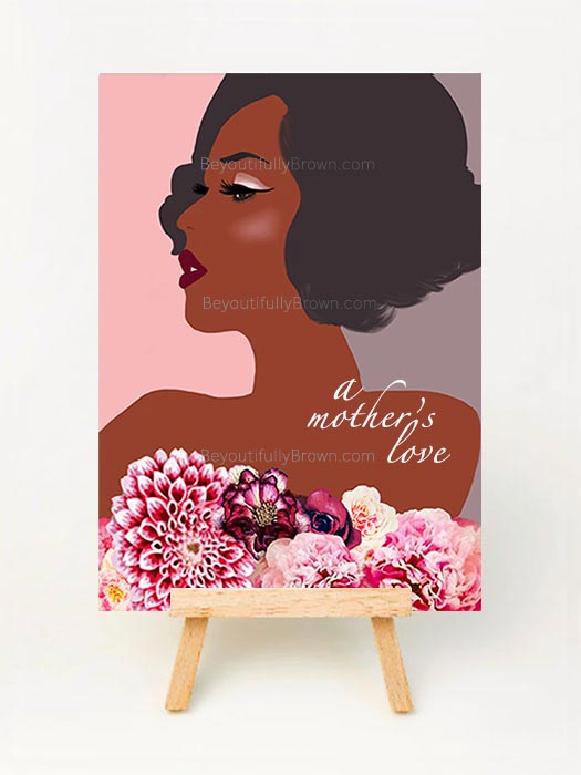A Mother's Love Greeting Card - Multicultural, African American, Black