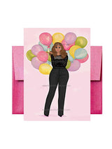 Beautiful Birthday - Multicultural, African American, Birthday Greeting Card