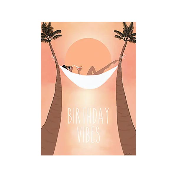 Birthday Vibes Greeting Card from Beyoutifully Brown featuring Multicultural and Black Artwork