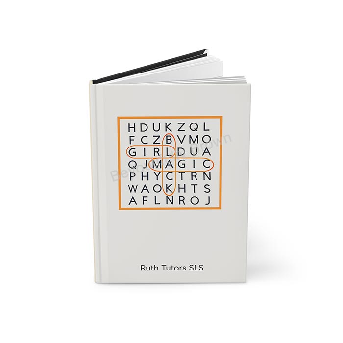 Black Girl Magic Word Search Journal Notebook Gift