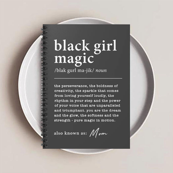 Black Girl Magic Notebook (15 colors)