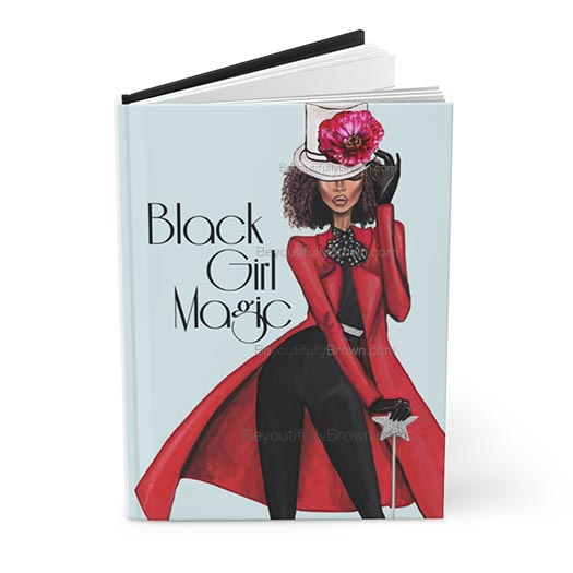 Black Girl Magic Personalized Notebook & Stationery Set