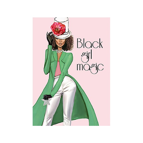 Black Girl Magic AKA Greeting Card from Beyoutifully Brown