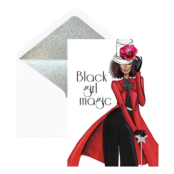 Black Girl Magic Greeting Card from Beyoutifully Brown