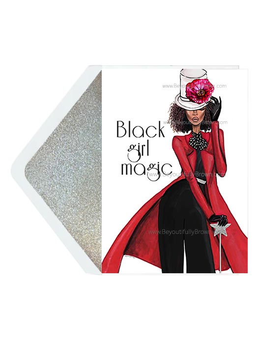 Black Girl Magic Notebook & Greeting Card