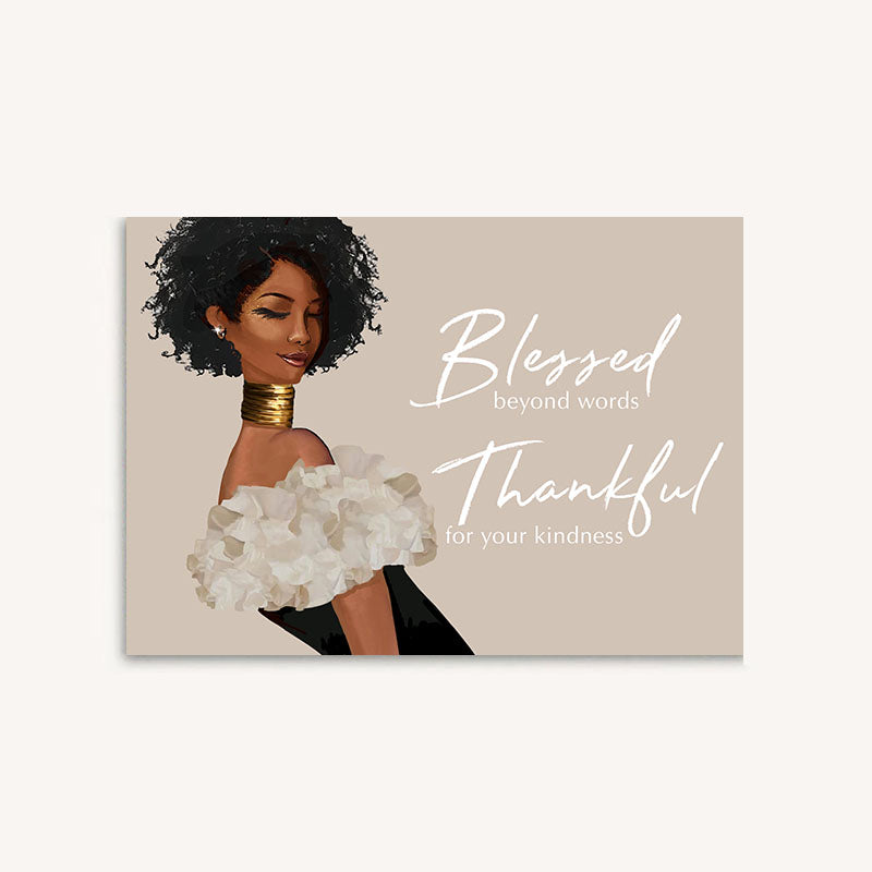 Blessed and Thankful Thank You Notes