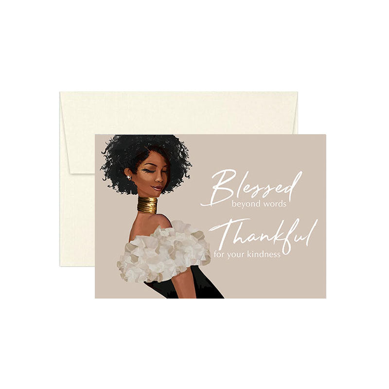 Blessed and Thankful Thank You Notes