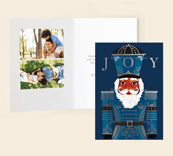 Blue Joy Holiday Cards