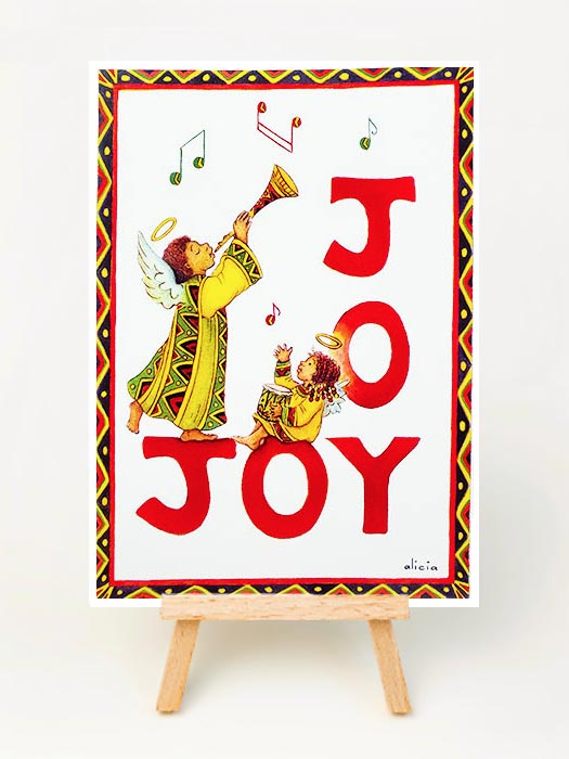 Joy Joy Holiday Card Set