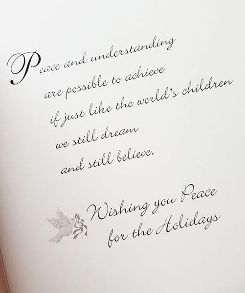 Peace & Joy Holiday Card Bundle (8 cards)