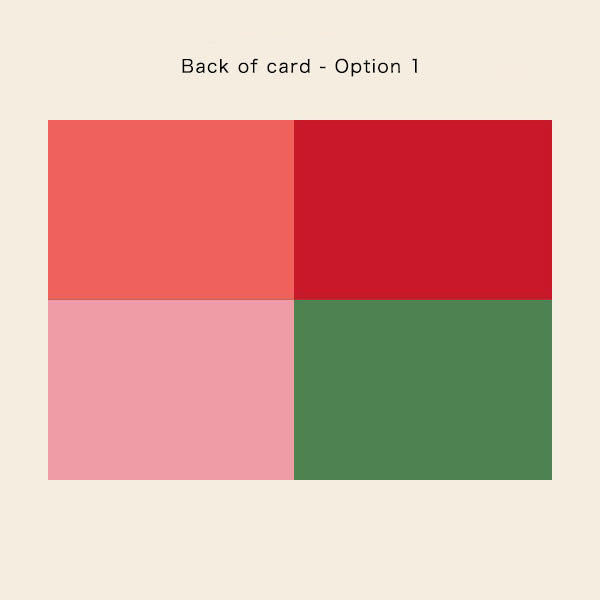 Color Blocks Photo Cards