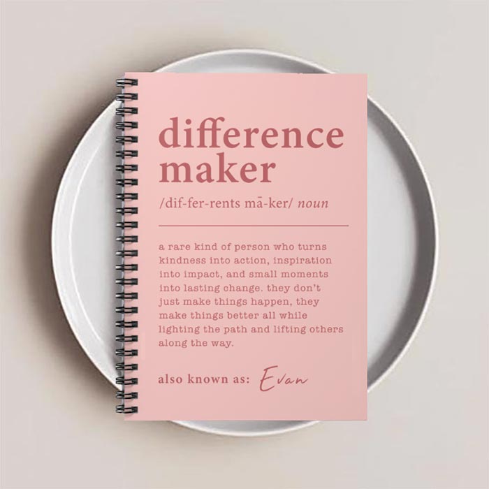 Difference Maker Notebook (15 colors)