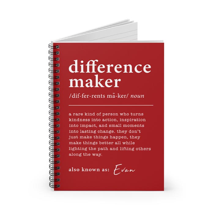 Difference Maker Notebook (15 colors)