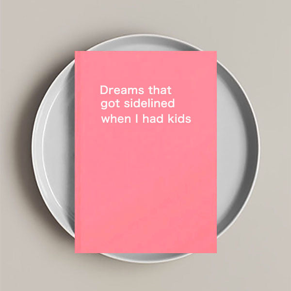 Dreams That Got Sidelined Notebook (7 colors)