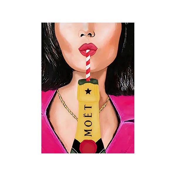 Drink Champagne Greeting Card