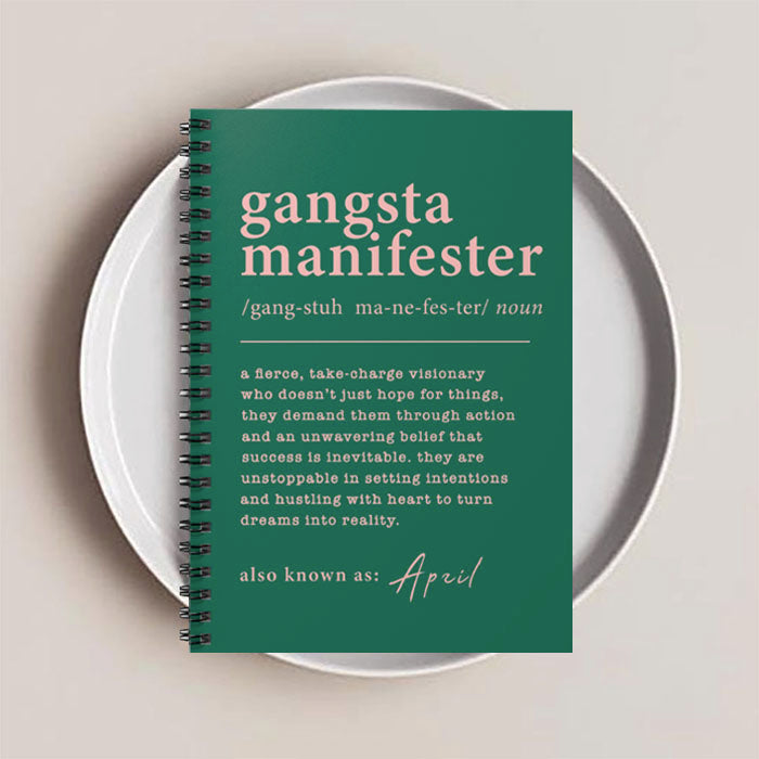 Gangsta Manifester Notebook (15 colors)