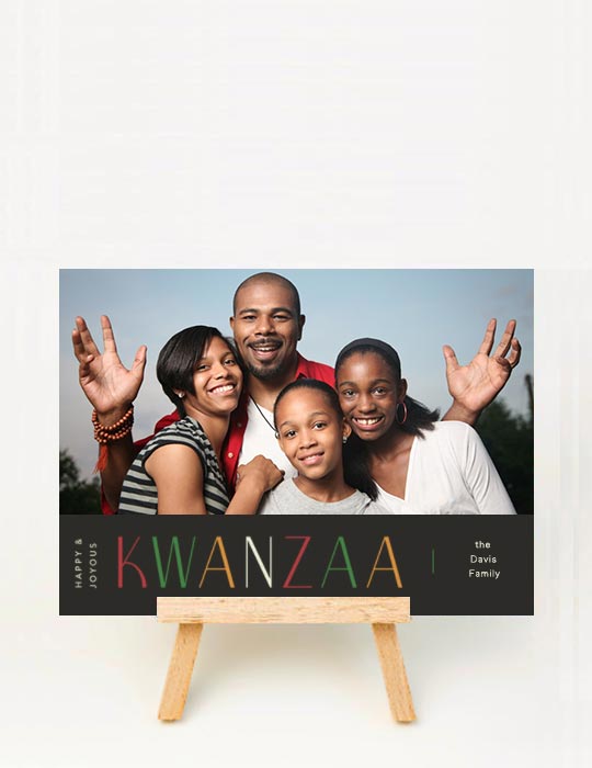 Happy & Joyous Kwanzaa Photo Cards