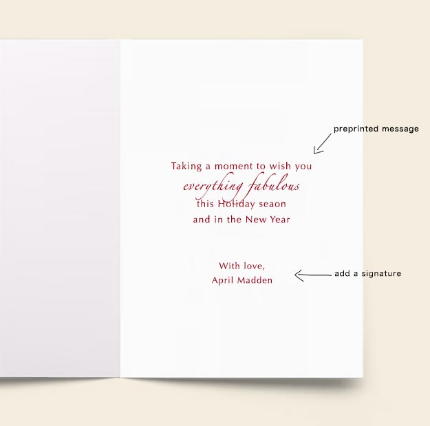 Holiday Selfie Custom Cards